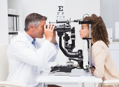 optometry diagnostics and imaging exam